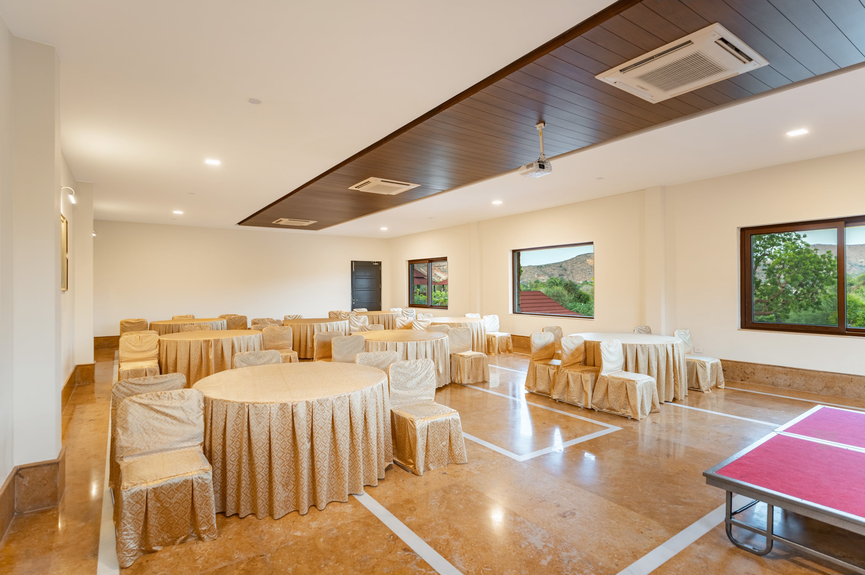 Banquet hall at Sarasiruham resort