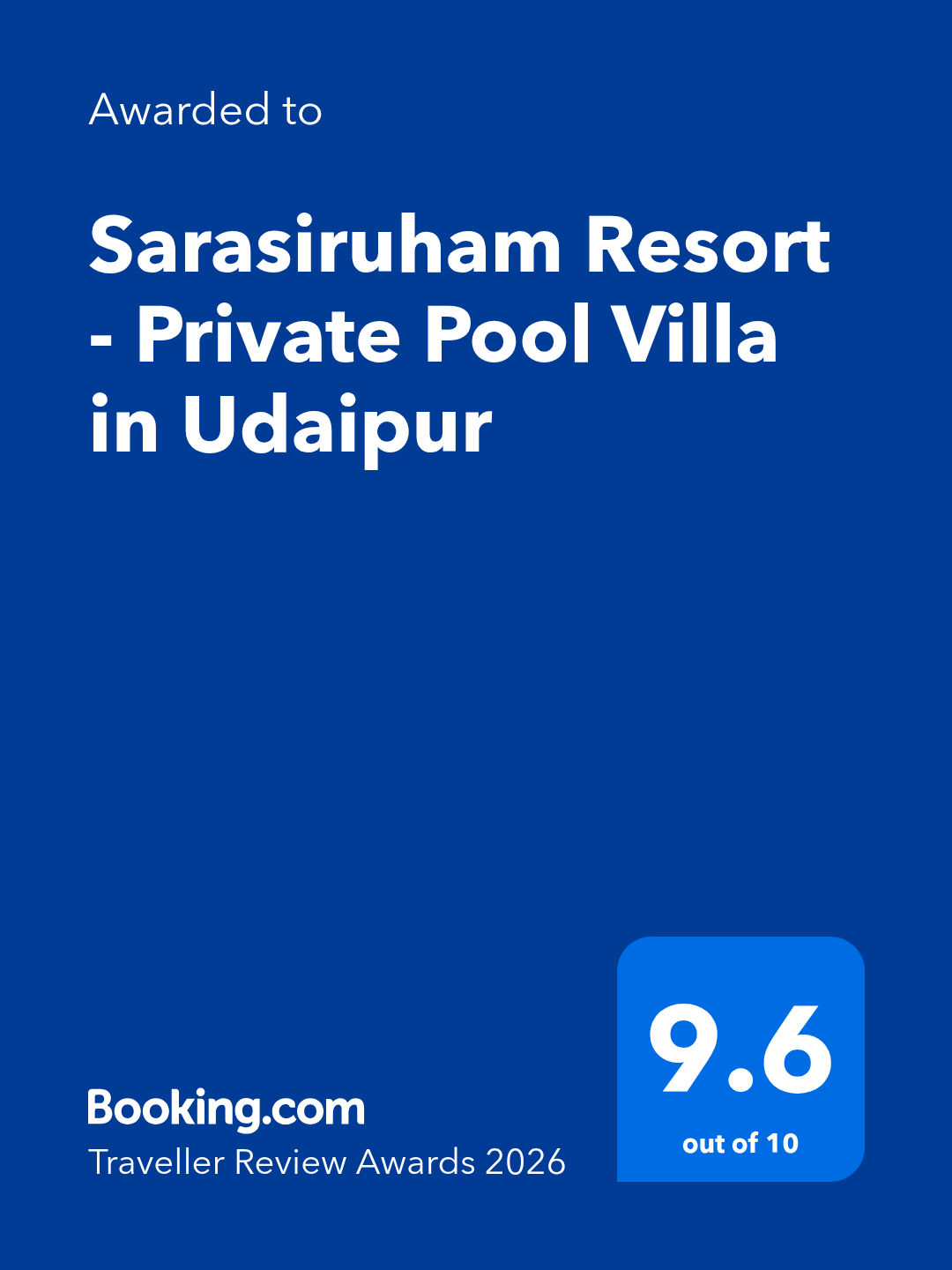 private pool resort Udaipur